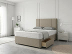 Imperial Sleigh Retreat | Divan Drawer Bed with Hidden Drawer Compartments (UK) | Discount Bed Store (DBS) #DB135