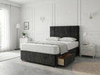 Imperial Sleigh Retreat | Divan Drawer Bed with Hidden Drawer Compartments (UK) | Discount Bed Store (DBS) #DB135