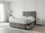 Imperial Sleigh Retreat | Divan Drawer Bed with Hidden Drawer Compartments (UK) | Discount Bed Store (DBS) #DB135
