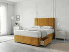 Imperial Sleigh Retreat | Divan Drawer Bed with Hidden Drawer Compartments (UK) | Discount Bed Store (DBS) #DB135