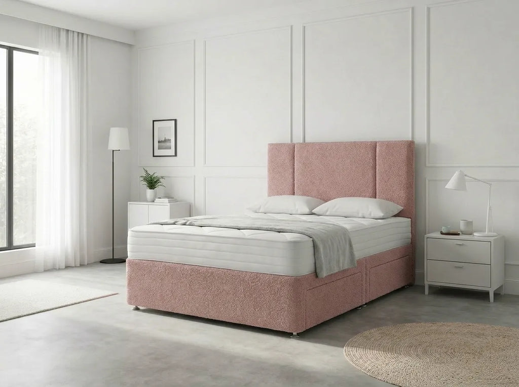 Imperial Sleigh Retreat | Divan Drawer Bed with Hidden Drawer Compartments (UK) | Discount Bed Store (DBS) #DB135