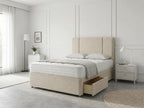 Imperial Sleigh Retreat | Divan Drawer Bed with Hidden Drawer Compartments (UK) | Discount Bed Store (DBS) #DB135