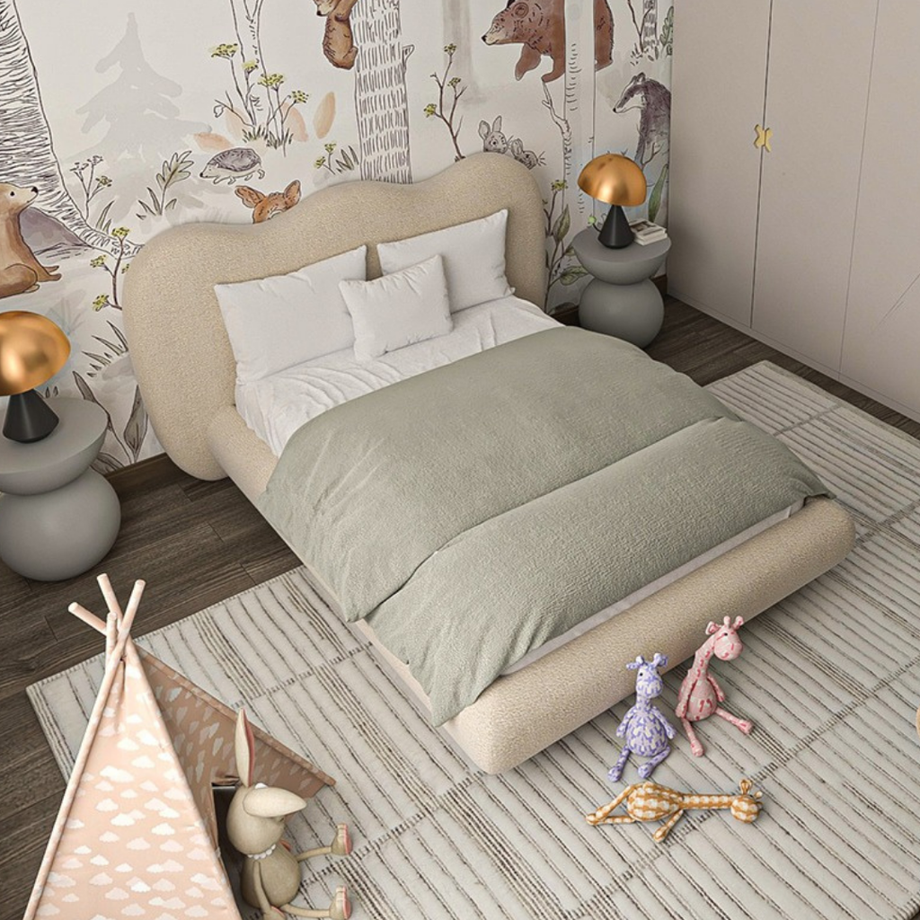 Floating Curvy Nest Kids Bed #B114 Bed Frame (UK) | Discount Bed Store (DBS)