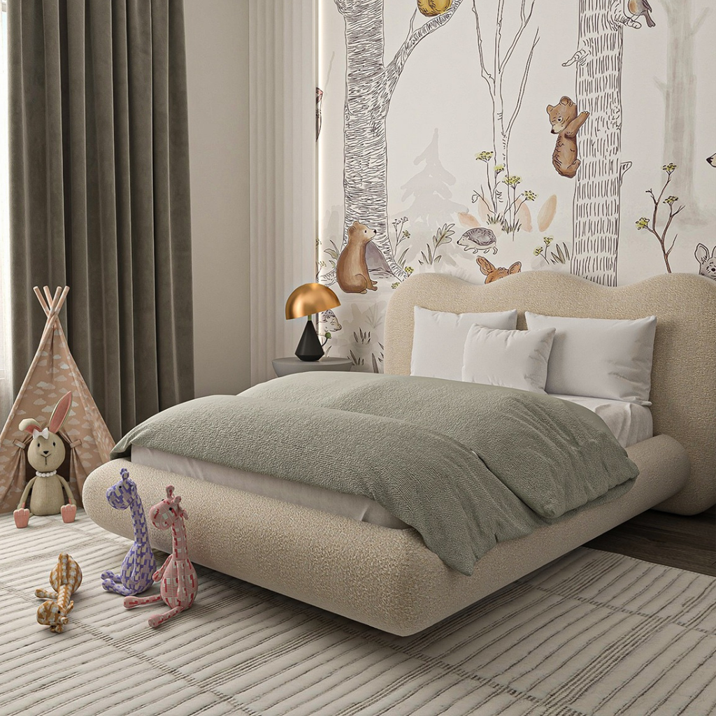 Floating Curvy Nest Kids Bed #B114 Bed Frame (UK) | Discount Bed Store (DBS)