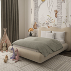 Floating Curvy Nest Kids Bed #B114 Bed Frame (UK) | Discount Bed Store (DBS)