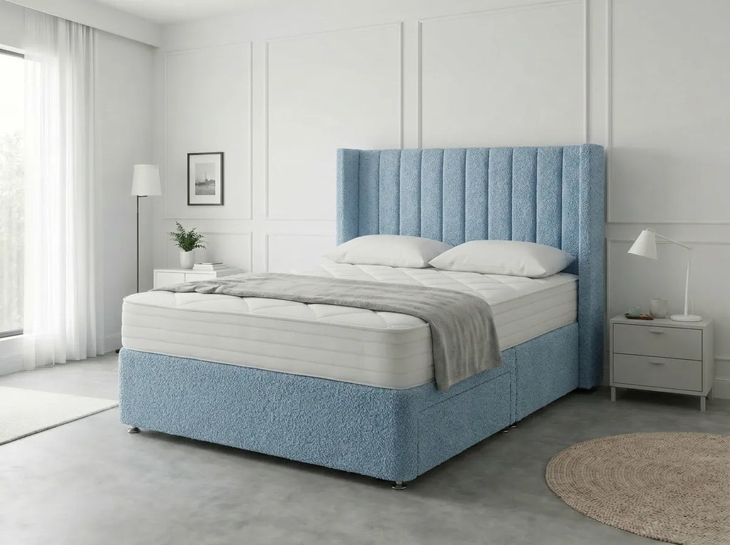 Classic Curve | Divan Drawer Base Featuring Smooth Glide Drawers (UK) | Discount Bed Store (DBS) #DB136