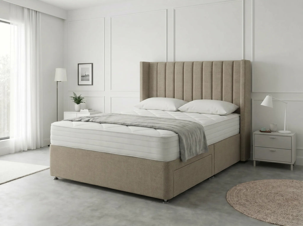 Classic Curve | Divan Drawer Base Featuring Smooth Glide Drawers (UK) | Discount Bed Store (DBS) #DB136
