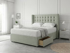 Noble Curve Deluxe | Premium Divan Drawer Bed with Storage Drawers (UK) | Discount Bed Store (DBS) #DB138