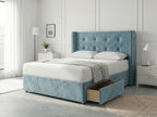 Elite Sleigh Harmony | Divan Drawer Frame with Multi-Drawer Storage Options (UK) | Discount Bed Store (DBS) #DB139