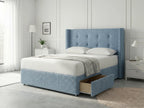 Elite Sleigh Harmony | Divan Drawer Frame with Multi-Drawer Storage Options (UK) | Discount Bed Store (DBS) #DB139