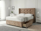 Elite Sleigh Harmony | Divan Drawer Frame with Multi-Drawer Storage Options (UK) | Discount Bed Store (DBS) #DB139
