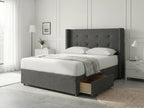 Elite Sleigh Harmony | Divan Drawer Frame with Multi-Drawer Storage Options (UK) | Discount Bed Store (DBS) #DB139
