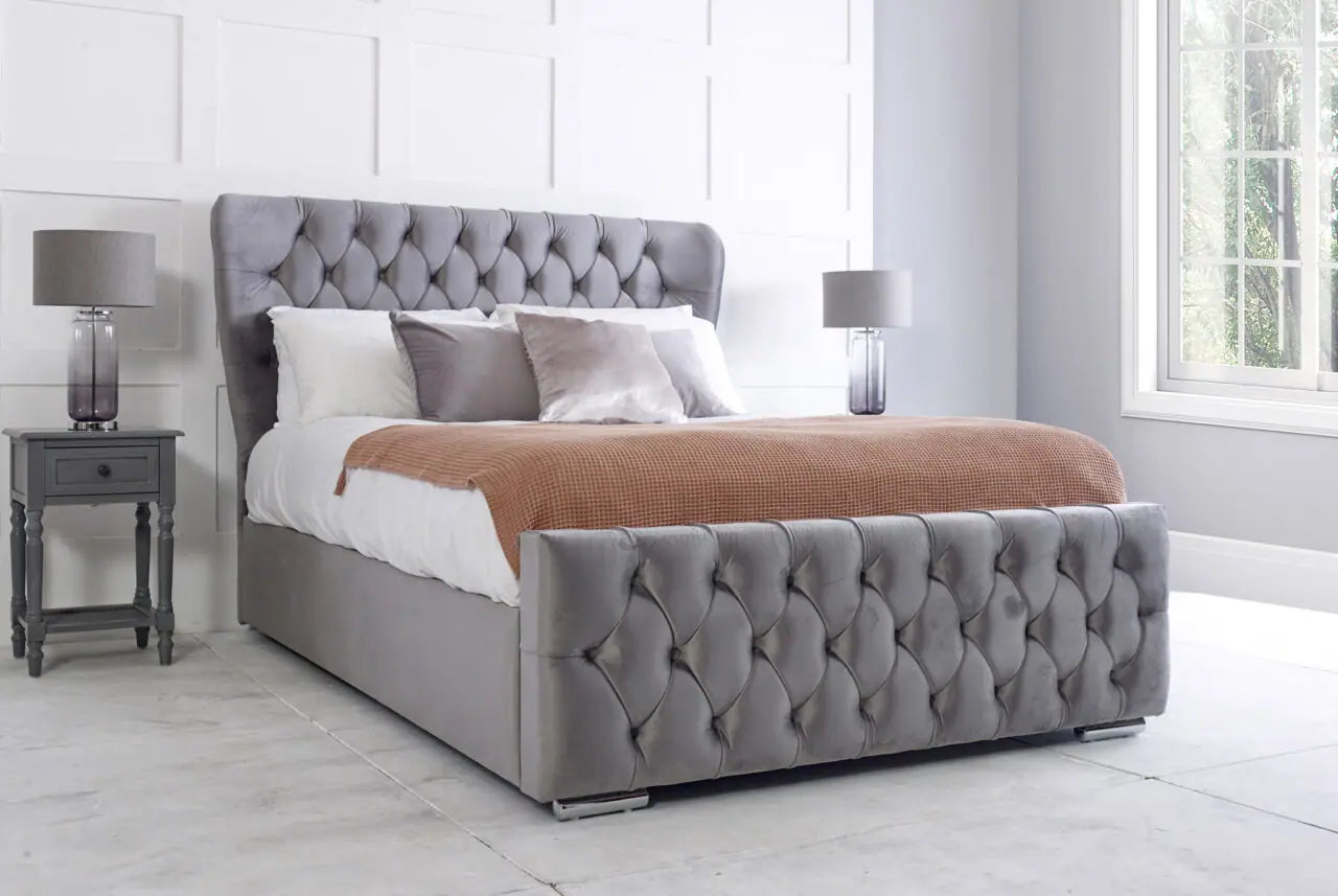 Aurora Wingback Bed