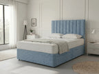 Modern Luxe Curve | Divan Drawer Bed Frame with Storage Drawers (UK) | Discount Bed Store (DBS) #DB150