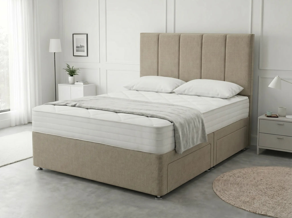 Royal Curve Majesty | Divan Drawer Bed with Seamless Drawer Storage (UK) | Discount Bed Store (DBS) #DB148