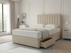 Modern Luxe Curve | Divan Drawer Bed Frame with Storage Drawers (UK) | Discount Bed Store (DBS) #DB150