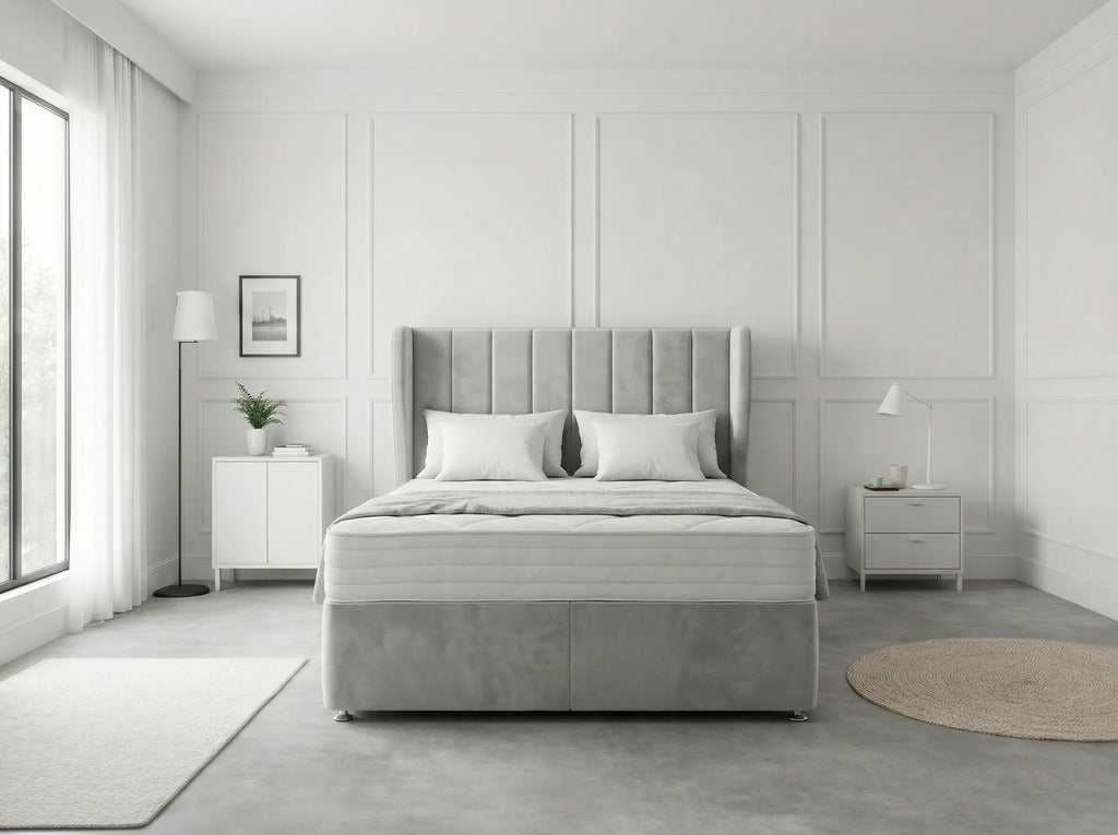 Opulent Curve Prestige | Divan Drawer Bed Optional Drawers (UK) | Discount Bed Store (DBS) #DB140
