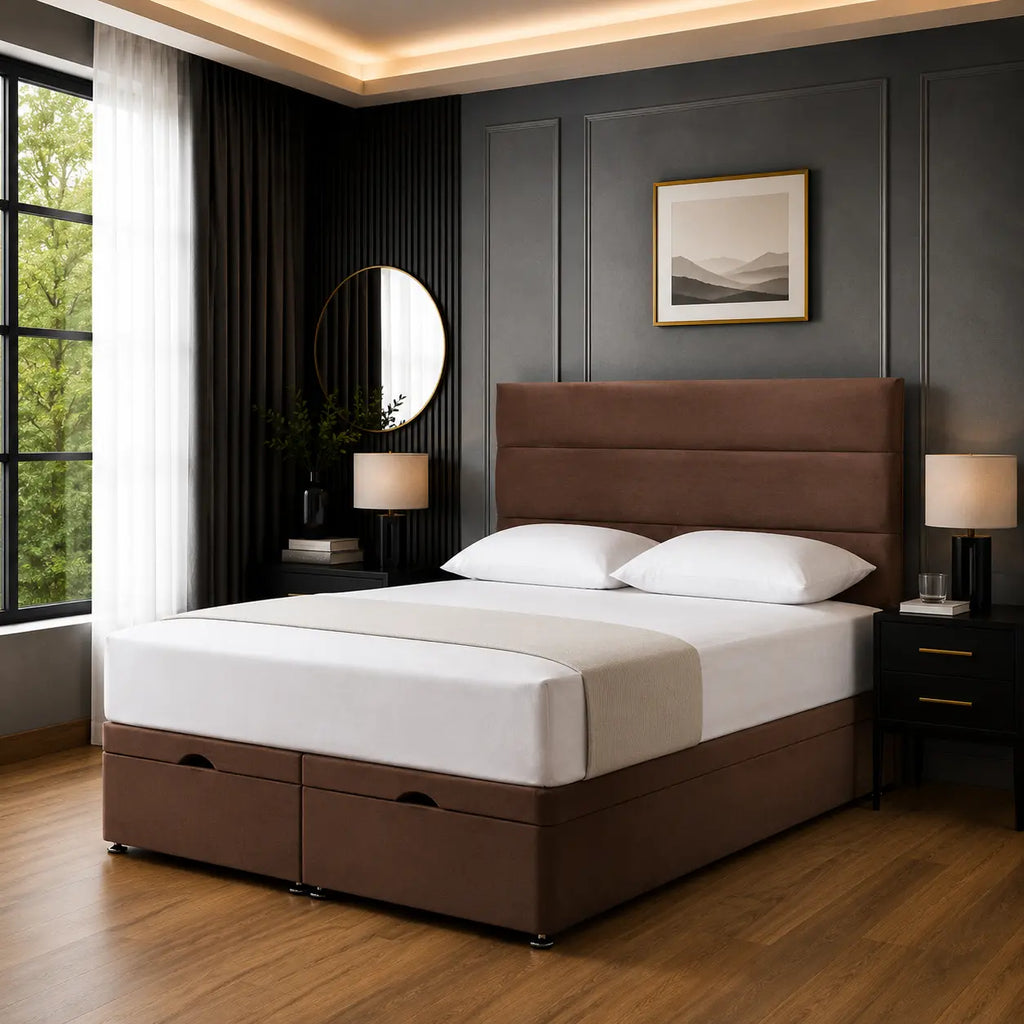 Buckingham Ottoman Divan Bed – Premium Upholstered Storage Bed