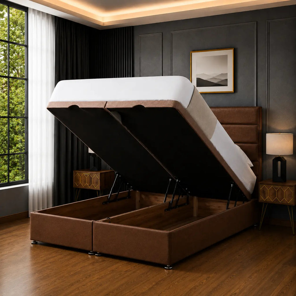 Buckingham Ottoman Divan Bed – Premium Upholstered Storage Bed