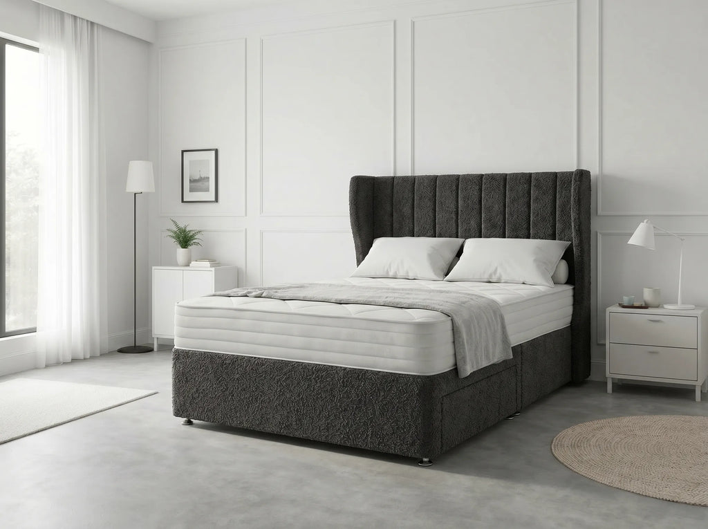 Opulent Curve Prestige | Divan Drawer Bed Optional Drawers (UK) | Discount Bed Store (DBS) #DB140