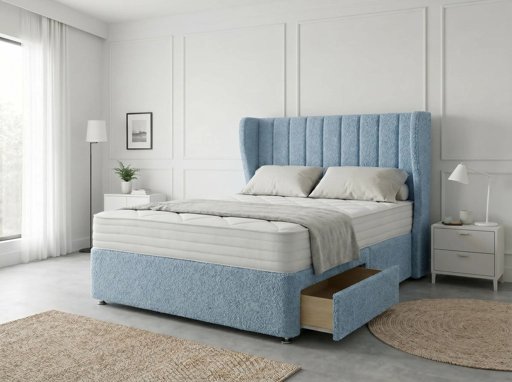Opulent Curve Prestige | Divan Drawer Bed Optional Drawers (UK) | Discount Bed Store (DBS) #DB140