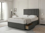 Modern Luxe Curve | Divan Drawer Bed Frame with Storage Drawers (UK) | Discount Bed Store (DBS) #DB150