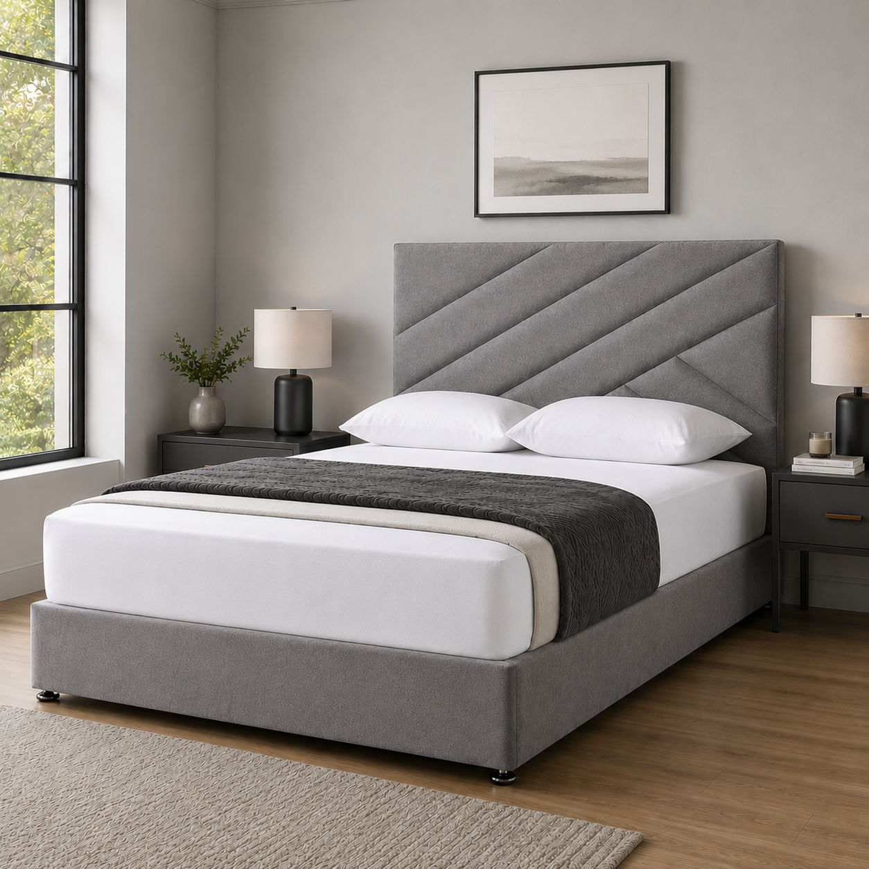Chester Elegance Haven | Divan Base with Space-Saving Drawer Storage (UK) | Discount Bed Store (DBS) #DB154