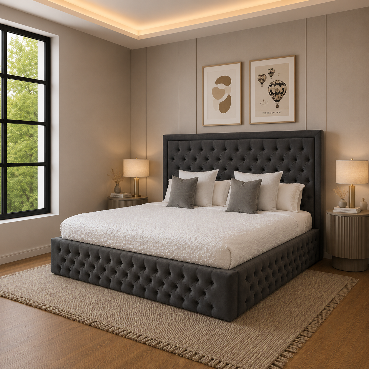 Eterna Ambassador Bed – Handcrafted Elegance | Discount Bed Store #DBS06