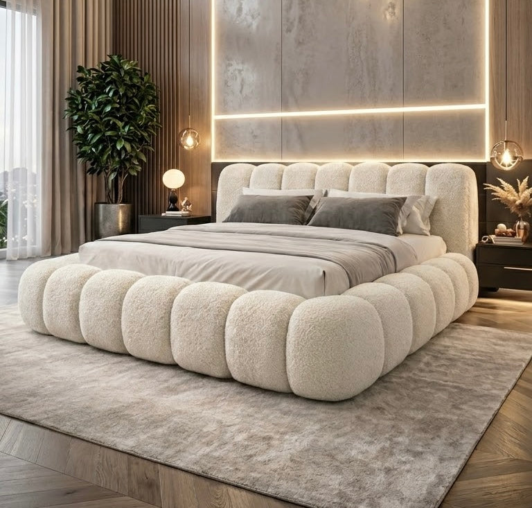 Fatty Bubble Boucle Bed #B126