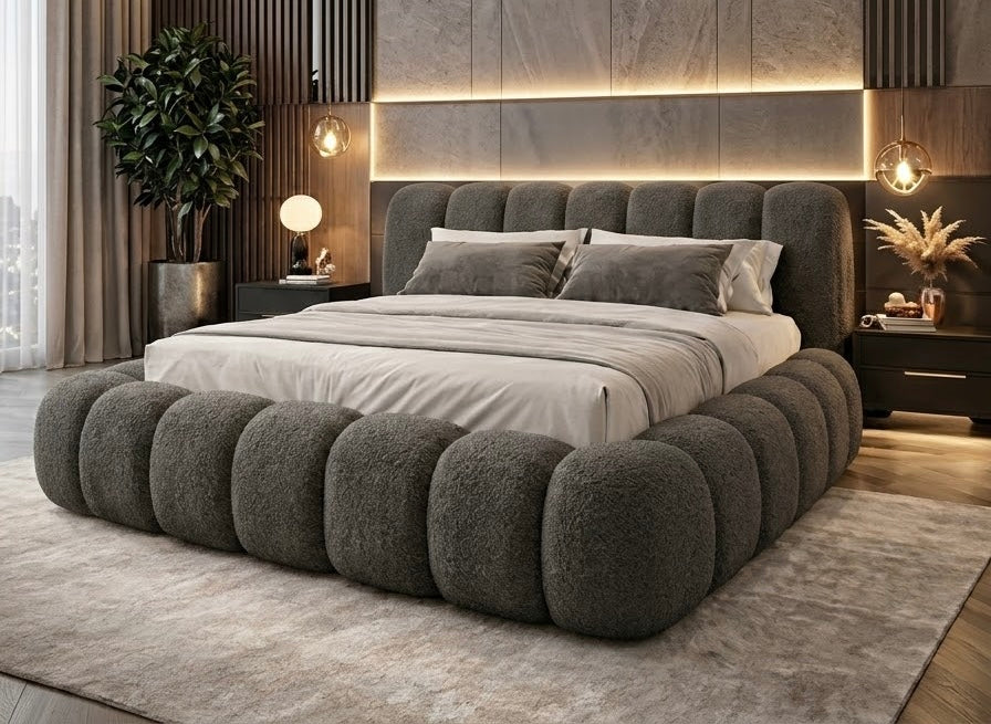 Fatty Bubble Boucle Bed #B126