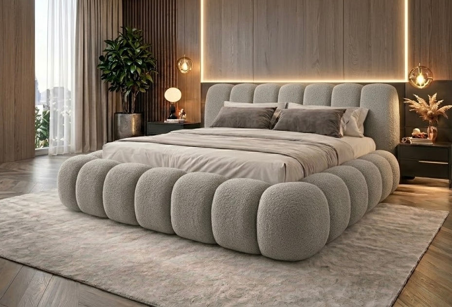 Fatty Bubble Boucle Bed #B126