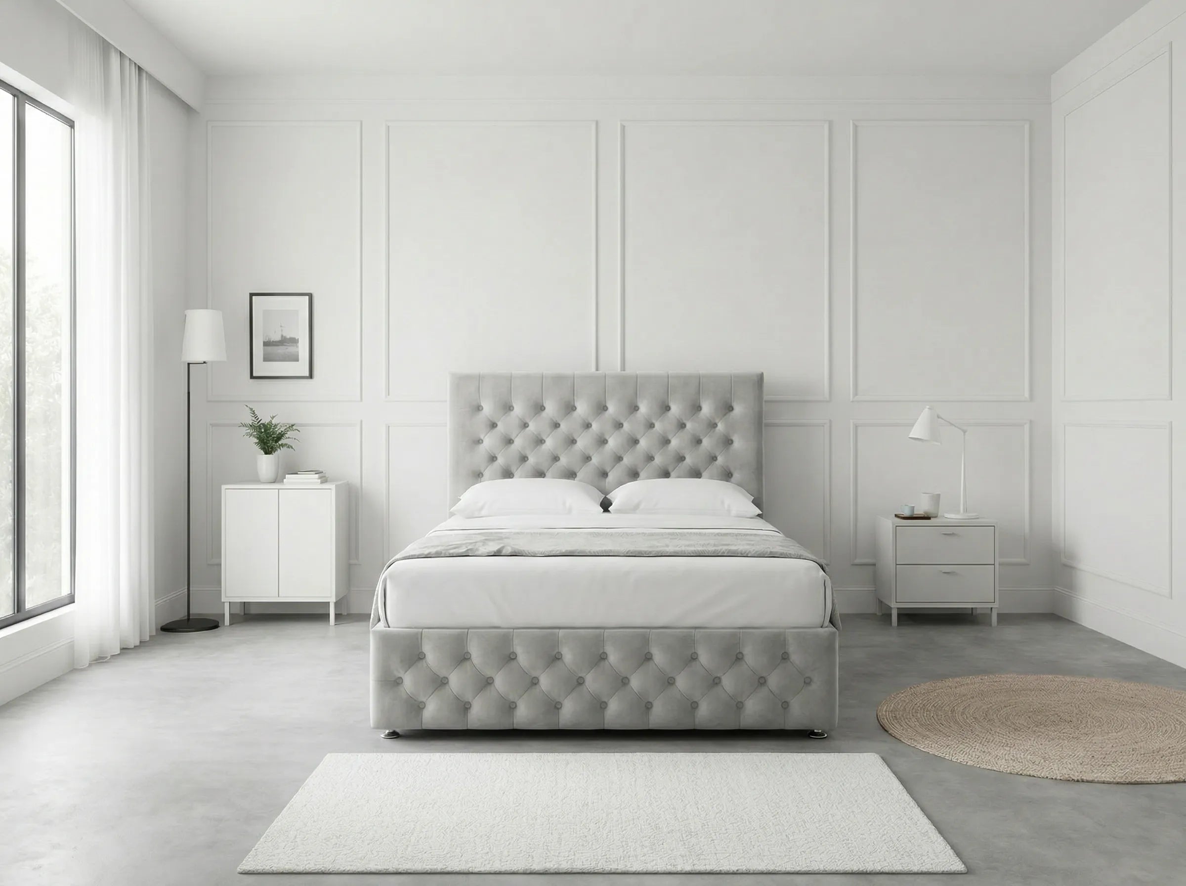 Premier Sleigh Style | Divan Storage Bed with Pull-Out Drawers (UK) | Discount Bed Store (DBS) #DB145 (Copy)