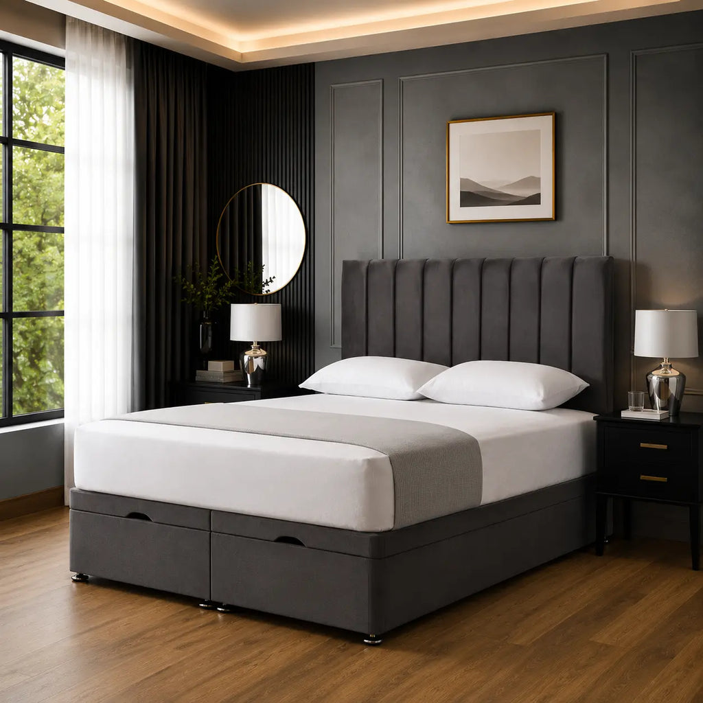 Knightsbridge Ottoman Divan Bed – Luxury Storage Bed with Upholstered Finish