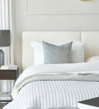 Luna Boucle Upholstered Bed