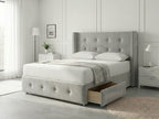 Elite Sleigh Harmony | Divan Drawer Frame with Multi-Drawer Storage Options (UK) | Discount Bed Store (DBS) #DB139