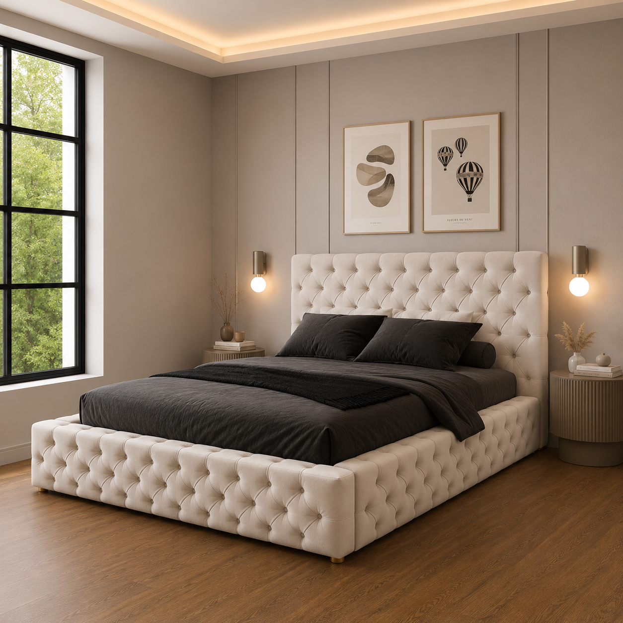 Lunaria Ambassador Bed Frame – Modern Luxury UK Design | Discount Bed Store (DBS) #03
