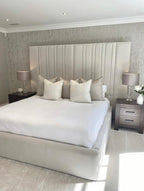 Prato Plain Upholstered Fabric Bed Frame