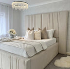 Prato Deluxe Upholstered Fabric Bed Frame