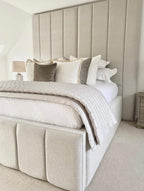 Pescara Deluxe Upholstered Fabric Bed Frame