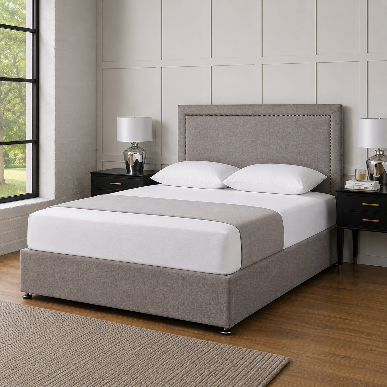 Opulent Chesterfield Royale | Upholstered Divan Bed with Deep Storage Drawers (UK) | Discount Bed Store (DBS) #DB159