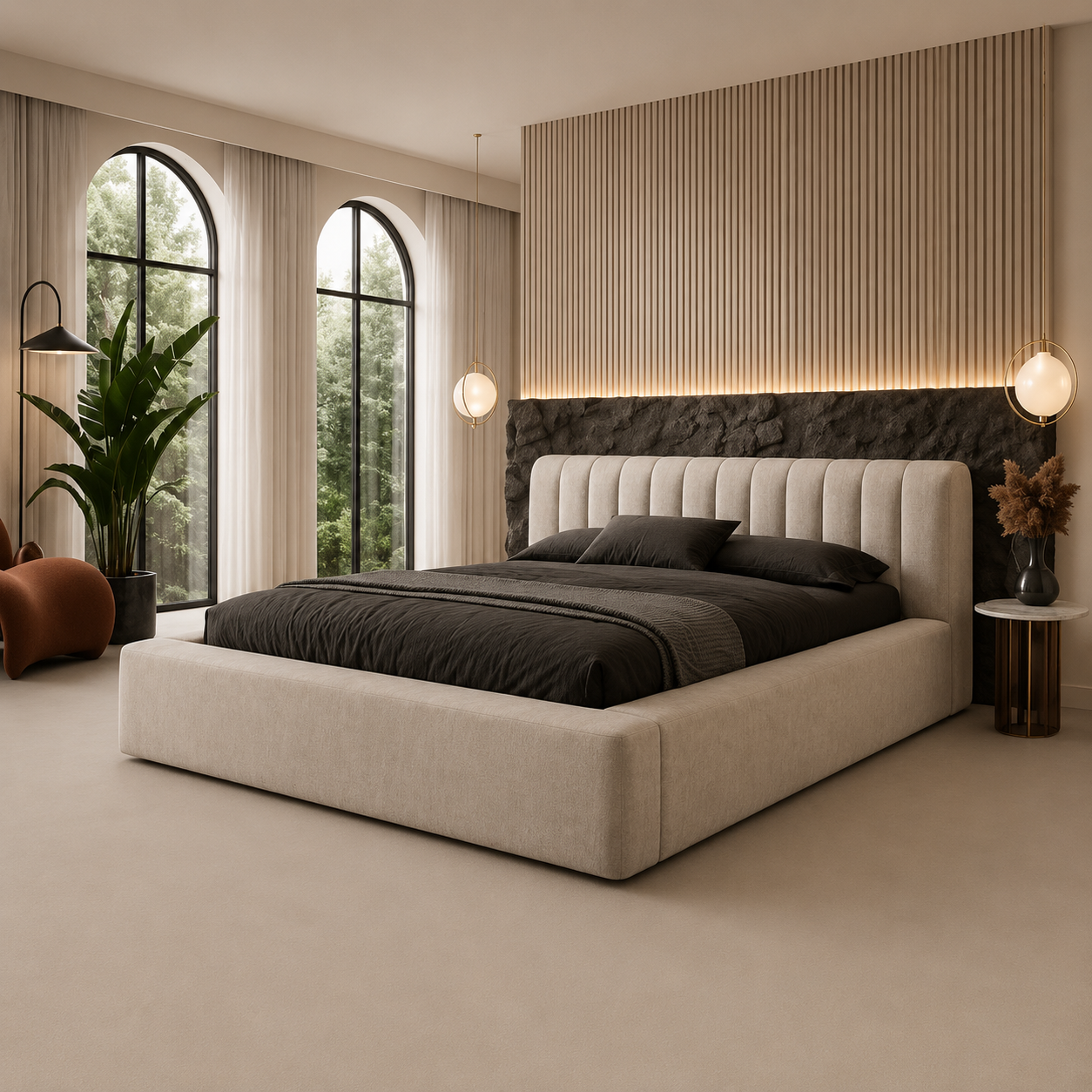 Opulenza Ambassador Bed Frame – Luxury Panel Design | Discount Bed Store (DBS) #07