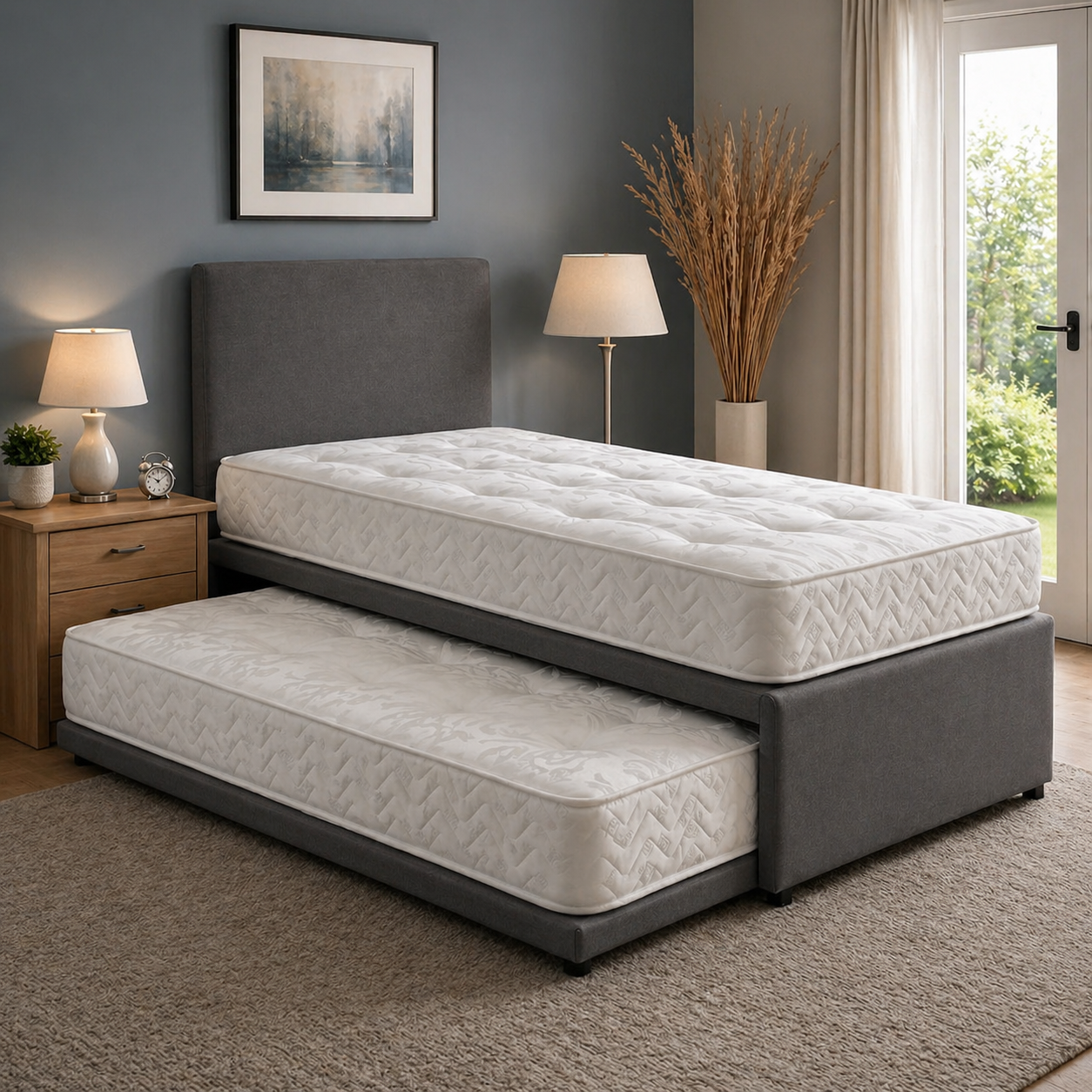 Oxford Dream Upholstered Guest Bed