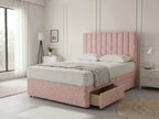 Modern Luxe Curve | Divan Drawer Bed Frame with Storage Drawers (UK) | Discount Bed Store (DBS) #DB150