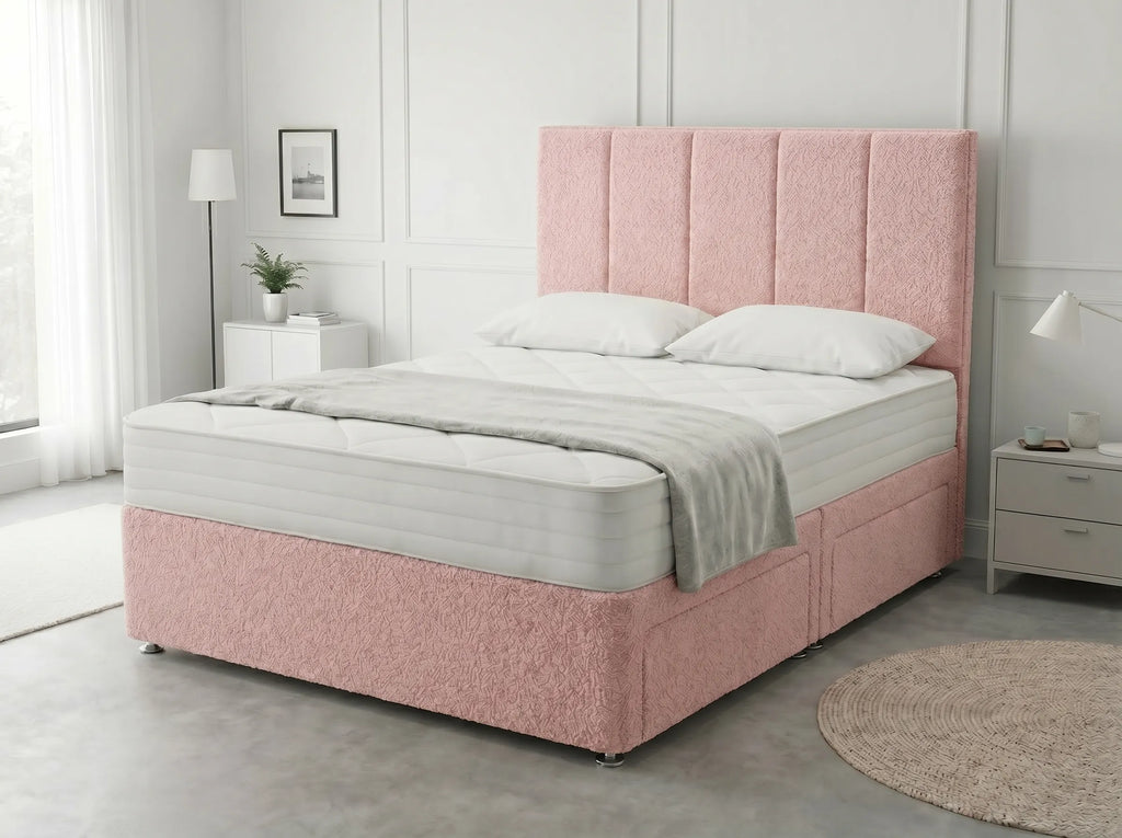 Royal Curve Majesty | Divan Drawer Bed with Seamless Drawer Storage (UK) | Discount Bed Store (DBS) #DB148
