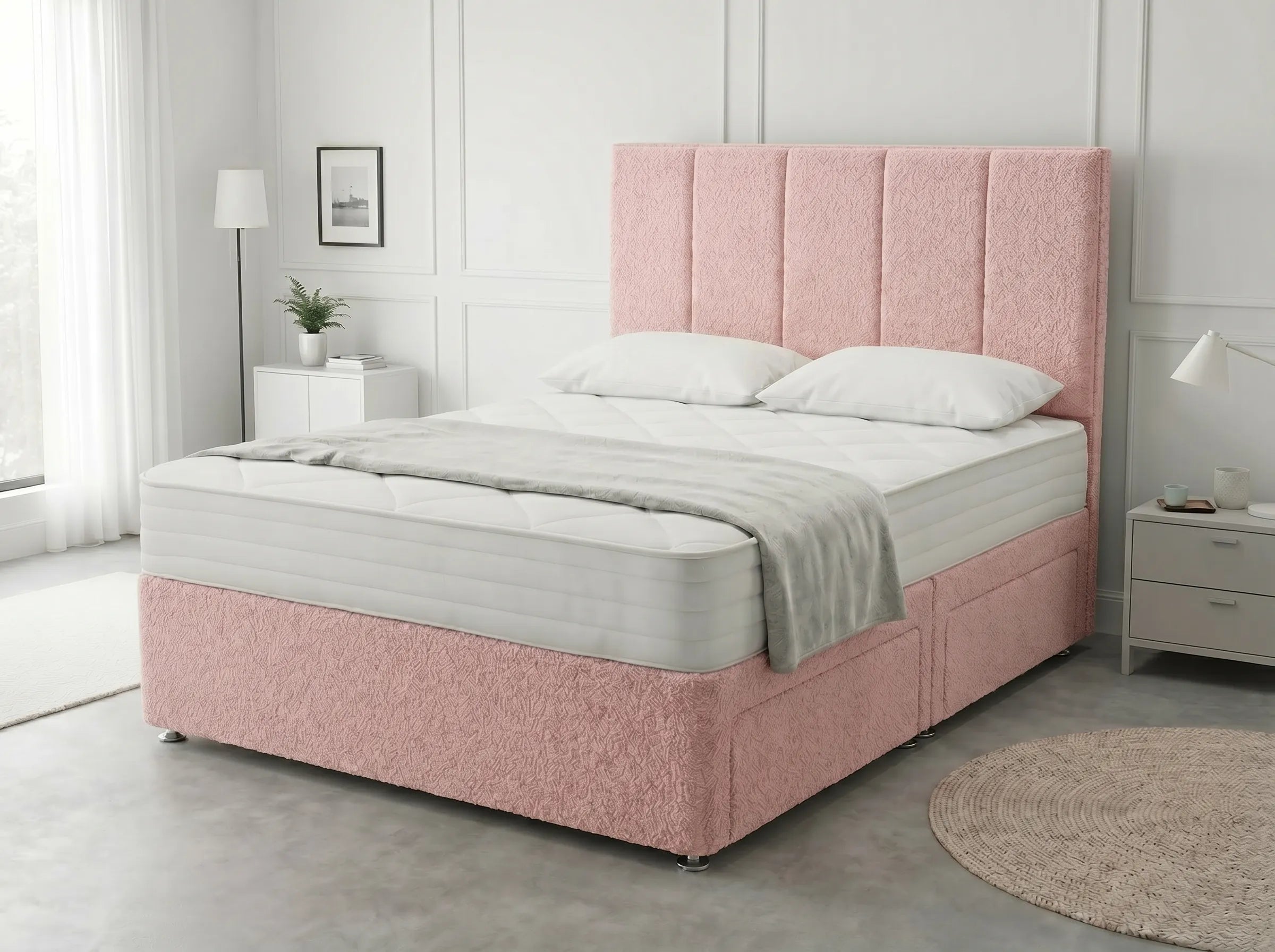 Royal Curve Majesty | Divan Drawer Bed with Seamless Drawer Storage (UK) | Discount Bed Store (DBS) #DB148