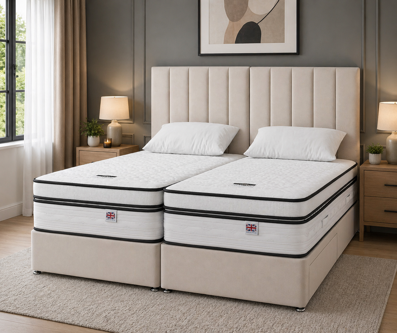 Primacy Elite 4500 Pocket Gel Comfort Split-Link Divan Bed