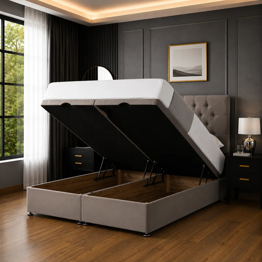 Richmond Ottoman Storage Bed – Premium Divan Bed with Lift-Up Base