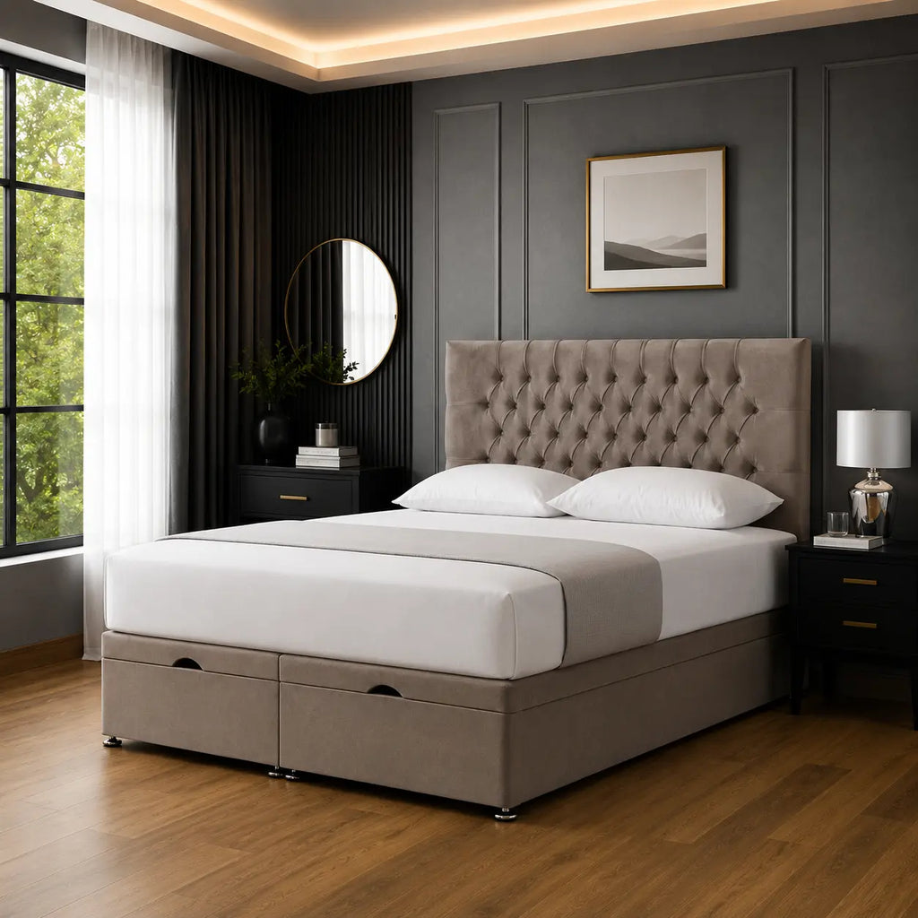 Richmond Ottoman Storage Bed – Premium Divan Bed with Lift-Up Base