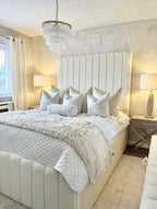 Rowen Upholstered Fabric Bed Frame