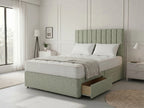 Modern Luxe Curve | Divan Drawer Bed Frame with Storage Drawers (UK) | Discount Bed Store (DBS) #DB150